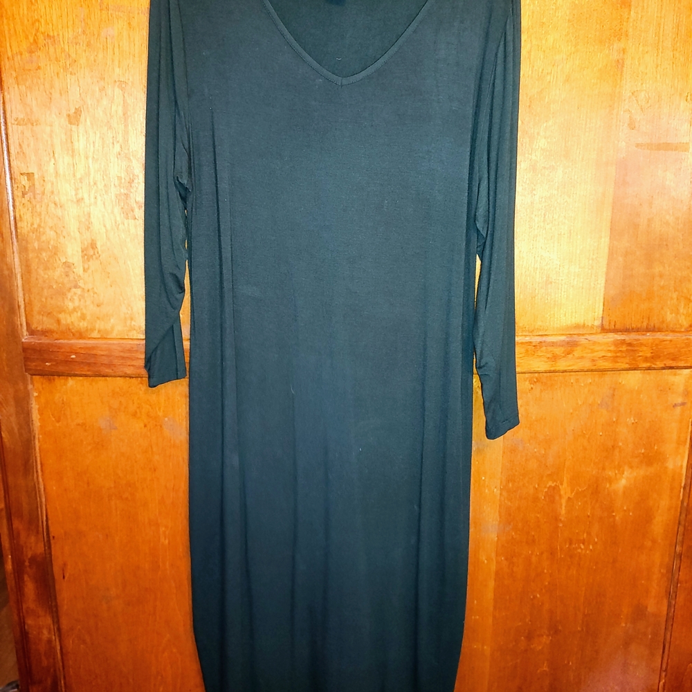 Elegant Black Long Sleeve Dress